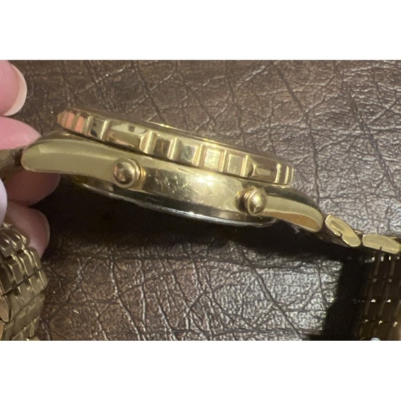 SEIKO Quartz World Timer Men's Watch 8V22-7008 Vintage 1980S. New Battery Works - Picture 11 of 12